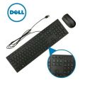D-e-l-l- KB216 and MS116 USB Wired Keyboard and Mouse Combo Best Typing Keyboard Slim Design for home and Office Use.(Refurbished). 