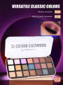 Ushas 21 Color Shimmer Glitter Eyeshadow Palette pigmented shades. 