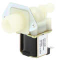 Electric Water Valve 1/2in Solenoid Inlet 1-Way Guide Plastic for Home Using 220V 0.02-0.8Mpa. 