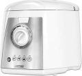 MPM MFR-07 Compact Electric Deep Fryer 1.5 Litre Washable Non-Stick Bowl Regulator up to 190°C, BPA, 1100W, 1200, 1.5 Litres, White. 