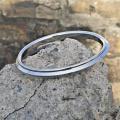AlRashid Shopping Store Silver High Quality Heavy Stainless Steel Bracelet/Kara for Boys and Men. 