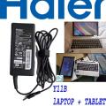 Ha!er Y11B (PM Scheme Laptop With Tablet ) Charger 12V With Power Supply Cable. 