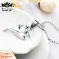 Fashion Necklace Heart Shape Pendant Couple Matching Necklace. 
