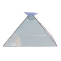 1pc Mini 3D Hologram Pyramid Display Projector Durable Video Stand Universal. 
