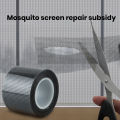 Window Screen Patch Self-adhesive Strong Stickiness Fine Mesh Window Screen Broken Hole Repair Kit Home Supply. 