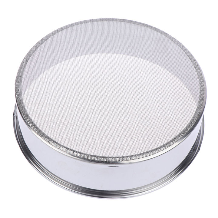 Stainless Steel Double Ear Strainer Colander with Handle Fine Mesh Oil