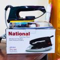 Ultra Fast - Iron - National iron - Light Weight Iron - Dry Iron - Electric Iron -1000 Watt - Home Appliances - istari iron - Black Color - Portable Iron - Non Stick Iron - Majestic Casa Iron. 