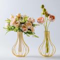Gold Decor Vase,Flower Vase Glass Test Tube. 