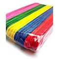 Pack of 50 Small Ice Cream Stick (wooden) for Art Work-Multicolored. 