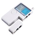 Network Tester, RJ11 RJ45 Meter USB BNC 4-in-1 Portable LAN Network Cable Tester Remote Control Line Tester for UTP STP Cable Tracker. 