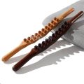 20/8 Beads Gua Sha Stick Wooden Body Massage Stick Handheld Abdomen Cellulite Massager For Backpain Relief Wood Therapy Massager. 