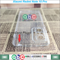 Xiaomi Redmi Note 10 Pro Case, Soft TPU Ultra-Clear with Dust Plugs (NO Corner Bumpers) Back Cover for RedmiNote10Pro. 