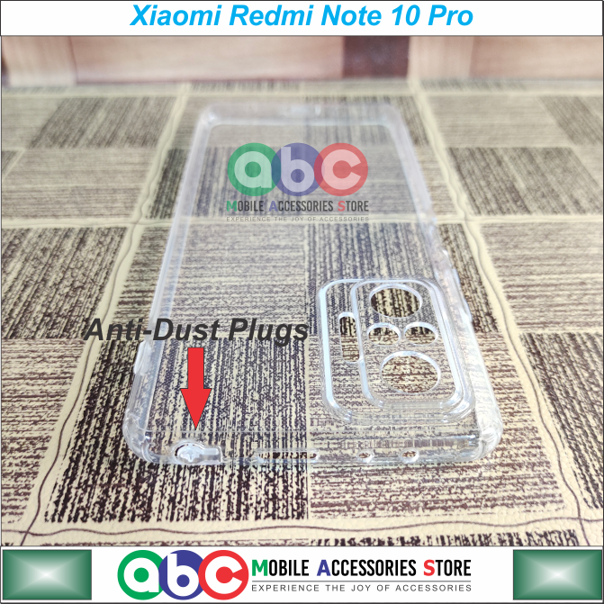 Xiaomi%20Redmi%20Note%2010%20Pro%20Case,%20Soft%20TPU%20Ultra-Clear%20with%20Dust%20Plugs%20(NO%20Corner%20Bumpers)%20Back%20Cover%20for%20RedmiNote10Pro%20-%20Image%204