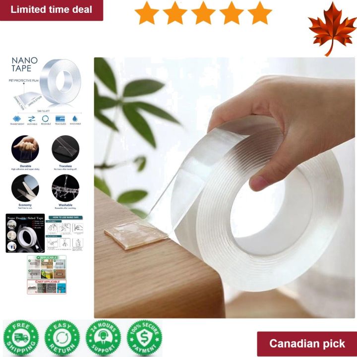 Double Sided Strong Nano Tape - 3 Meter (Best Quality  n Newtime Product )