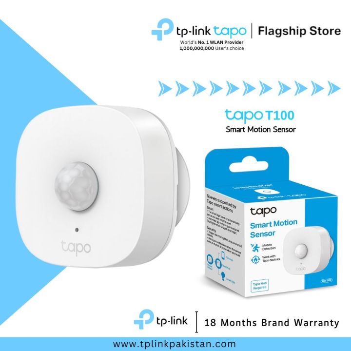TP-Link Smart Motion Sensor Tapo T100 Smart Motion Sensor - 18 Months Brand Warranty