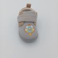 Baby Soft Cloth Shoes with Rocket Embroidery – Anti-Slip, Comfortable, Velcro Strap. 