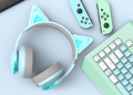 EDIFIER G5BT Cat by HECATE  Ear Wireless Gaming Headset Bluetooth 5.2,45ms Latency,40mm Driver Unit,ENC Dual Mic Multi-platform. 