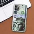 Banknote Dollar Cash Money Phone Case For Apple iPhone 11 12 13 15 Ultra 14 Pro 7 XR X XS Max 6S 8 Plus + Mini SE Print Soft. 