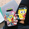 Funny SpongeBob SquarePants Phone Case for Samsung Galaxy S10 Plus Patrick Star Cover for Samsung S10+ S 10 E S10e S 1 0 Cases. 
