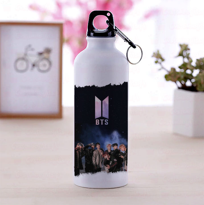BTS Water Bottle for Bangtan Fans Boys and Girls KPOP Bottle at CustomizeGiftsPK