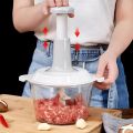 Hand chopper Vegetable chopper 1500 ML , Manual food chopper Mini Chopper. 