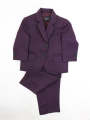 1 Yrs - 15 Yrs 2 PCS Coat Pant Suit for Boys Purple. 
