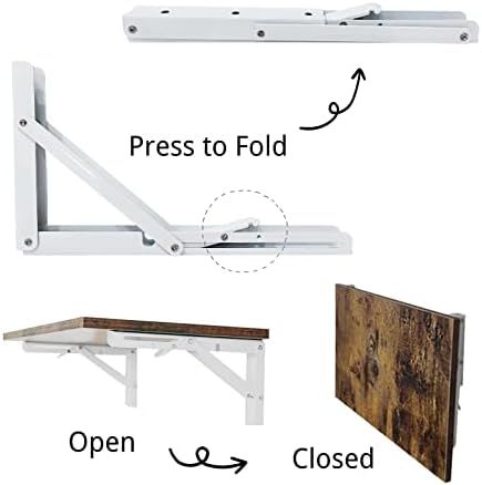 12"%20,14,"%2018"%20%20Inches%20White%20Folding%20Wall%20Mount%20Brackets%20-%20Space-Saving,%20Heavy-Duty%20Shelving%20Storage%20Rack%20Solution%20-%20Multipurpose%20-%20Image%202