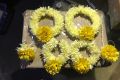Bridal Artificial Flower  jewellery set. 