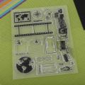 Clear Stamp Scrapbook Photo Cards Postcards 14x18cm Rubber Seal Silicone Stamps Craft Tool. 
