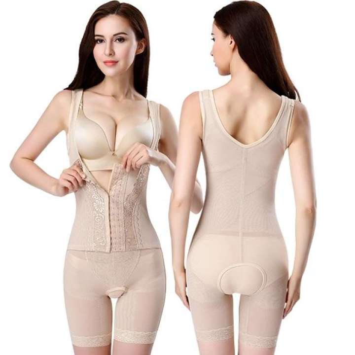 Bodi Slim Woman Body Shaper Belly Sheath Corset  High Girdle Post-Surgical Use Slimming Compression Garment  Tummy Full Shapewears