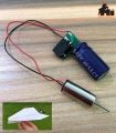 Mini capacitor airplane model kit 6x15mm 3.7V capacitor 46mm propeller. 