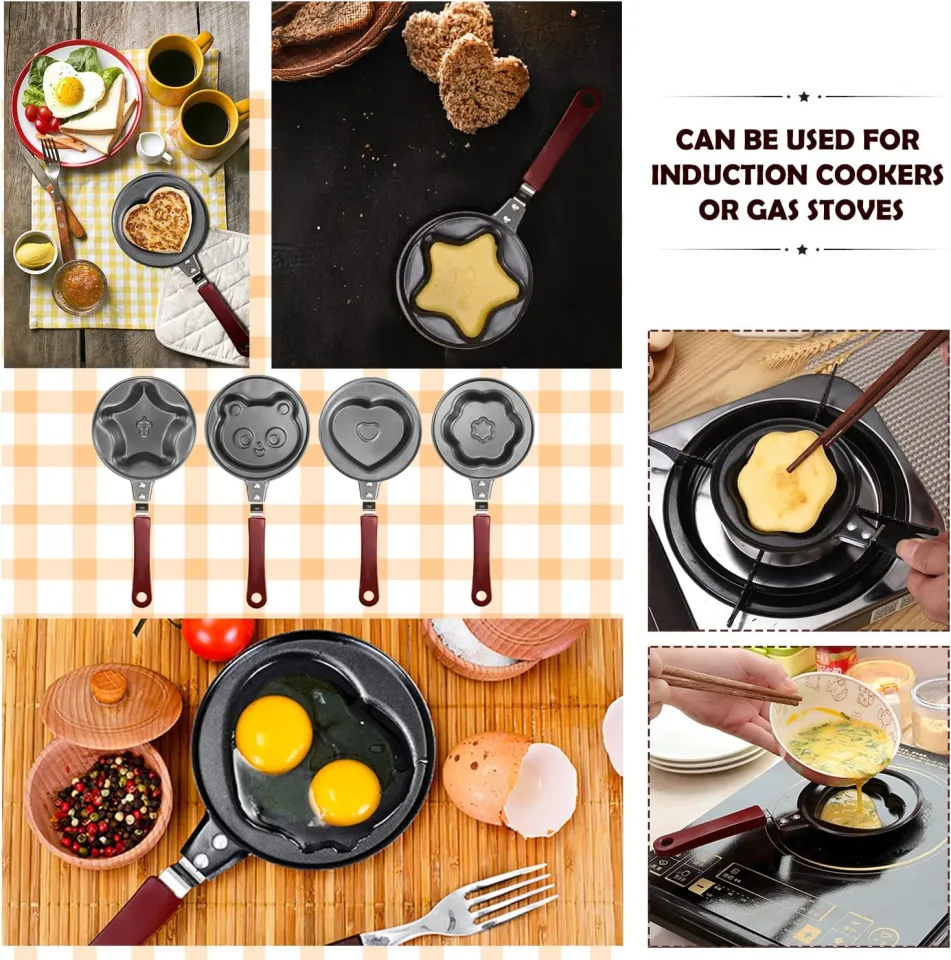 Mini Nonstick Heart Shaped Egg Frying Pan | Daraz.pk
