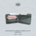 Hand Made Bullhide Leather Wallet | 100% Handmade. 