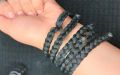 Pack of Two 2 Muharram Special Black Hand Thin Dori/Rope, Bracelet, Wrist Hand Bands for Men & Women Latest Design Chain For Girls And Boys Stylish Design. 