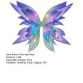 Nerhorer- Comfortable Butterfly Wings for Children Enchanting Glowing Butterfly Wings Light Up Fairy Costume Cosplay Gift for Girls Popular in Asia Glowing Wing Fairy Wings. 