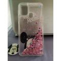 For Samsung M31 Back Cover Water Glitter Shiny Soft Silicon with free pop socket Case for Girls. 