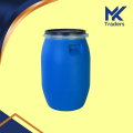 120L Open Top Drum White Food-Grade Liquid and Water Storage Container. 