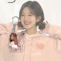 [ New ] Zhao Lusi Acrylic Keychain Peripheral Double-Sided Support Fans Girl Heart Girlfriends Classmates Schoolbag Pendant Pendant. 
