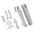 2pcs Motorcycle Front Footrest Aluminum Alloy Foot Peg Fit for Yamaha YZF R1 R6. 