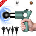 Histro Massage  Electric Massager Mini Fascial Gun Body Muscle Massager for Back Pain Portable Handheld Electric Back Massager for Pain Relief Deep Muscle Relaxation 32 Speed Level, LED Touch Screen with 4 Heads. 