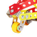 Metal Model Helicopter Manual Assembled Educational Toy Kit Alloy Engineering Super Durable Building Small Plane, Simulation Construction Stem Learning Toys Set Included Tools For Childrens Best Gifts For Boys And Girls. 