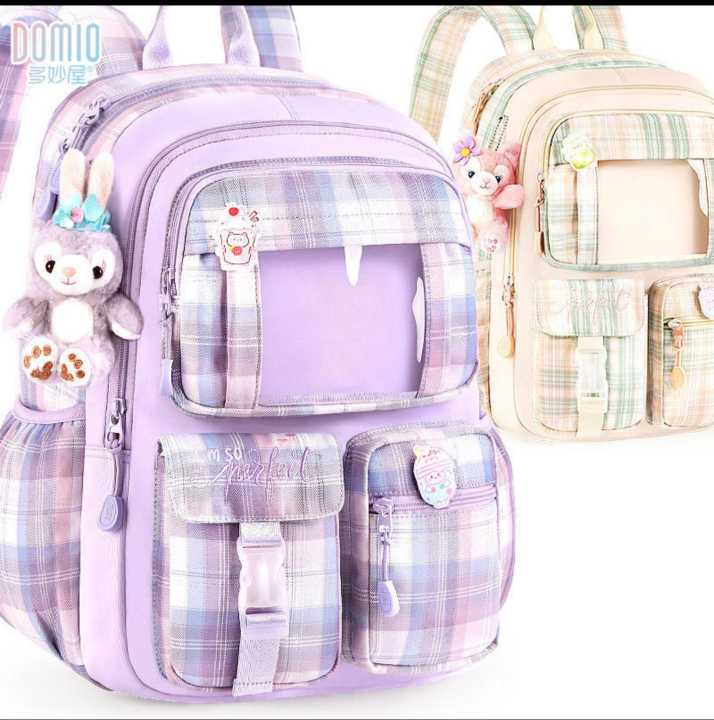 Girl's%20canvas%20backpack%20for%20school%20Trendy%20Japanese%20Style%20School%20and%20College%20bag%20for%20Girls%20-%20Image%206