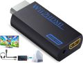 Wii To HDMI 1080P Upscaling Converter Adapter with 3.5mm Audio Output. A. 