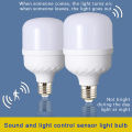 Auto ON/OFF Induction Bulb Sensor Automatic Motion Sensor LED Lamp Bulb Smart Voice-activated Bulb 220V Energy Saving Light. 