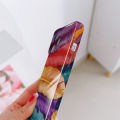 TA for iPhone 6 6S Back Cover Colorful Starry Sky New Stylish Film Phone Case Light Thin Anti Fall Acrylic Hard Protective Cover. 