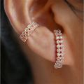 New Zircon Safe Pin Hoop Earrings for Women Fashion Hip Hop Metal Hanging Earrings Wholesale Jewelry Accessories Gifts Moonlight Shines. 