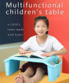 Multipurpose Kids Study & Drawing Table With Different Storage Boxes For Stationaries. 
