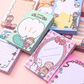 1 Book of 80 Pink Girls  Cute Sticky Notes Creative Office Stationery Message Notes. 