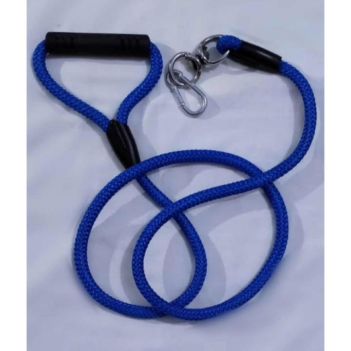 Dog Leash - 5 ft Easy Grip ( Blue )