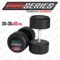 Commercial Dumbbell Set 30-kg Pair (30+30=60kg). 